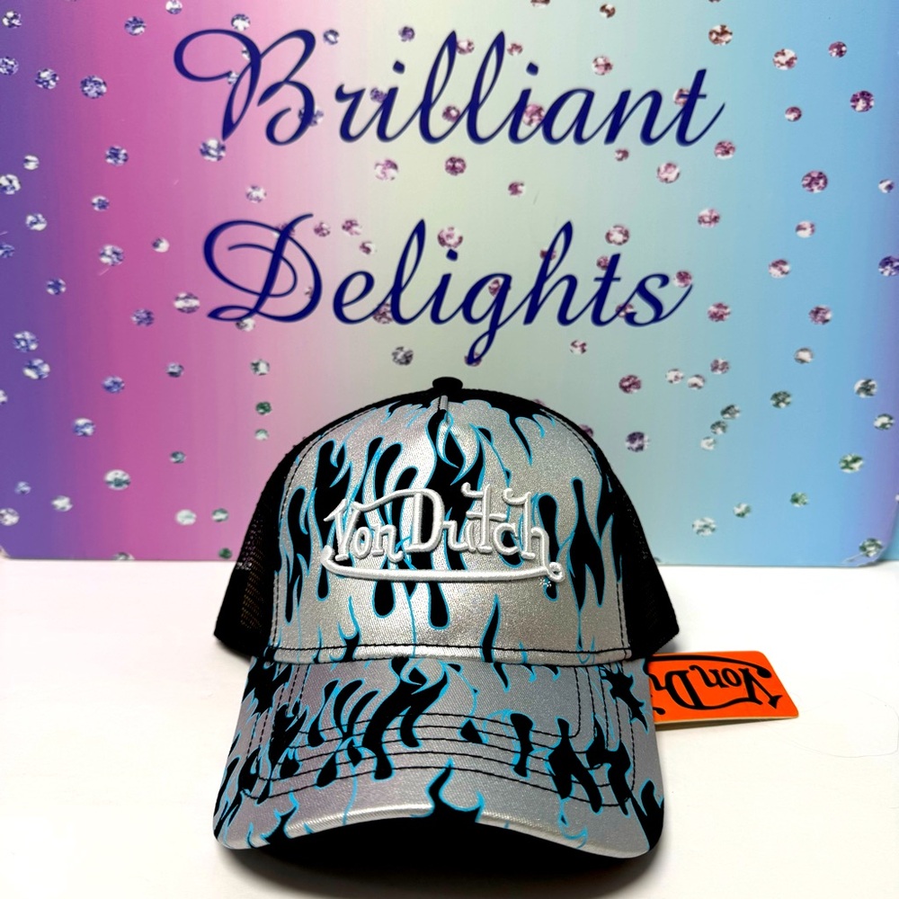 🔥LIM ED VON DUTCH FLAMES HAT
